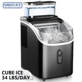 SIMZLIFE Ice Cube Maker - Portable Countertop Ice Machine with 31Lbs Daily Capacity