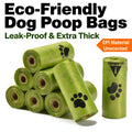 Eco-Friendly Dog Waste Bags | Extra Thick, Leak-Proof & Unscented | EPI Biodegradable Poop Bags for Dog Walking