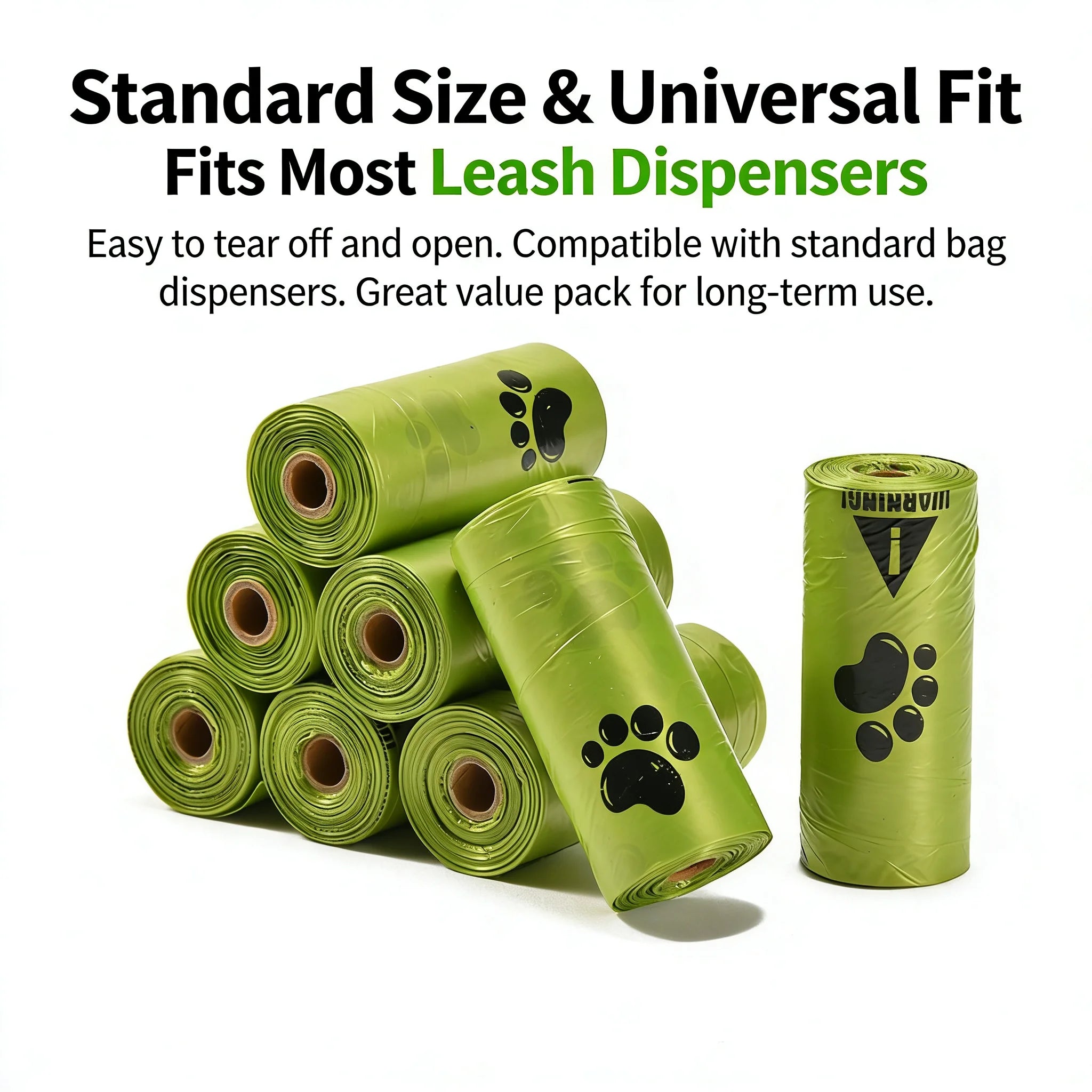 Eco-Friendly Dog Waste Bags | Extra Thick, Leak-Proof & Unscented | EPI Biodegradable Poop Bags for Dog Walking
