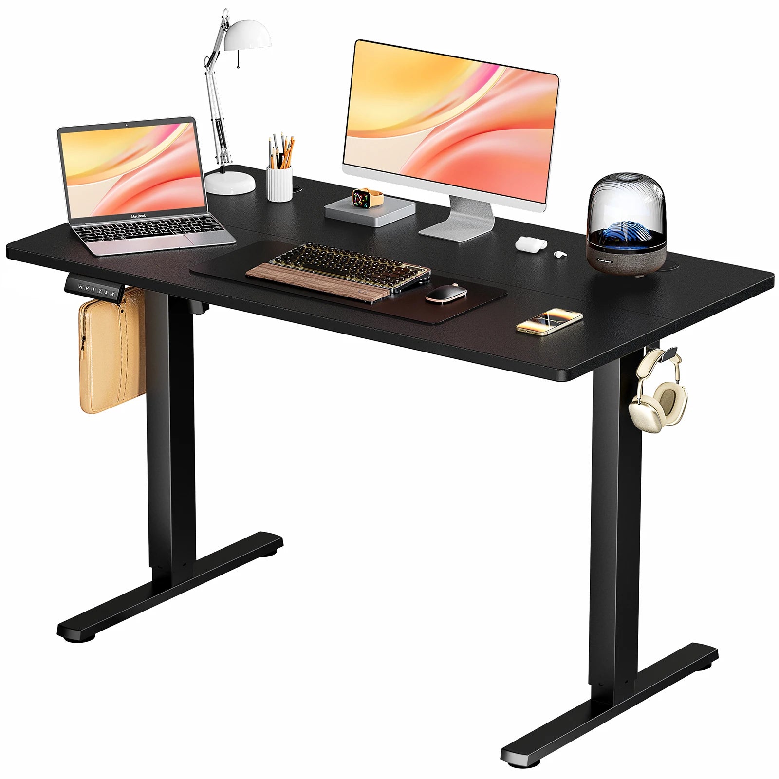 JHK Electric Standing Desk - Height Adjustable Ergonomic Computer Desk for Home Office