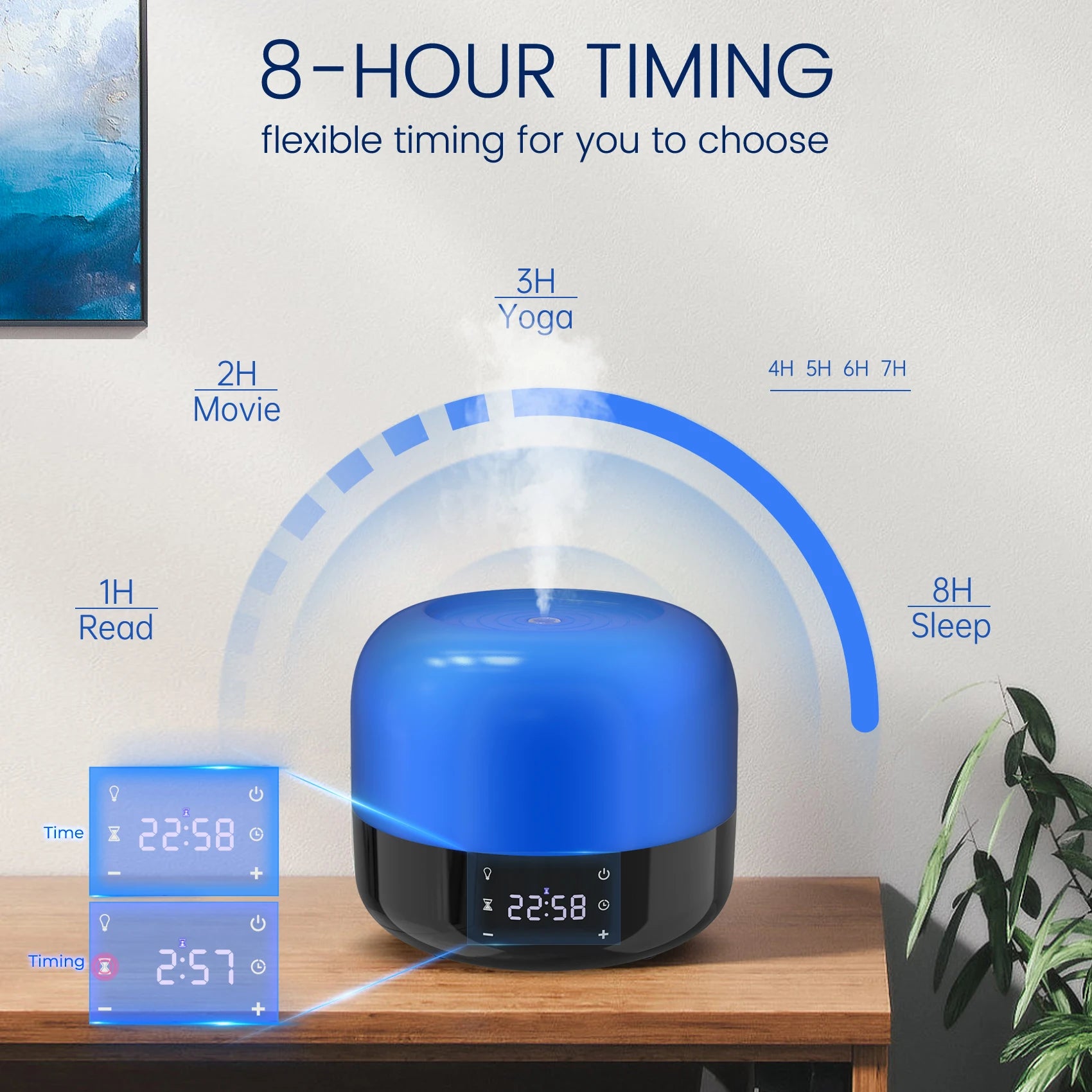 Portable Mini Air Humidifier - USB Power Aroma Diffuser for Travel & Car