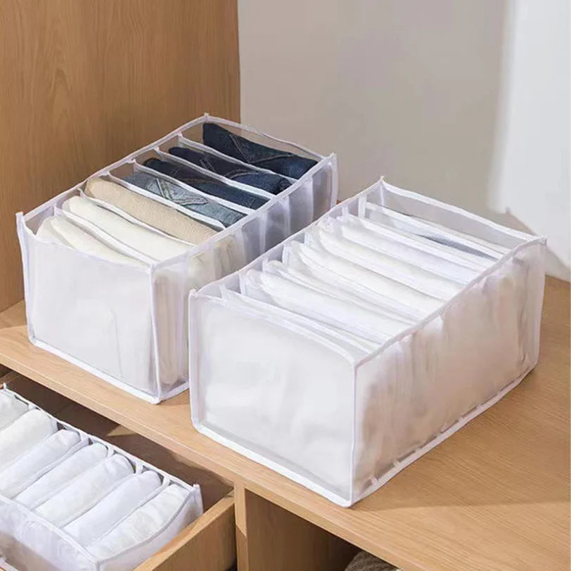 Underwear & Bra Storage Box - Divided Closet Drawer Organizer for Intimates