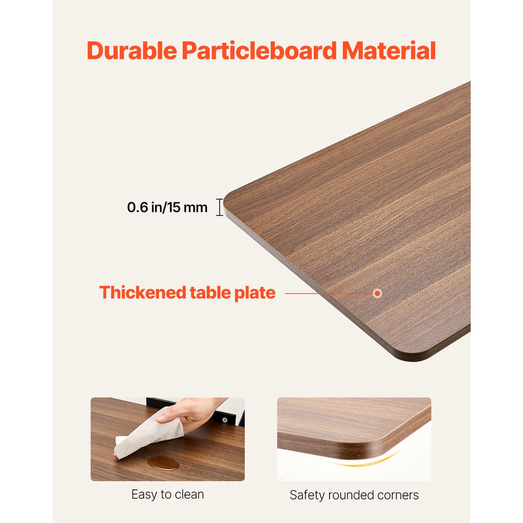 SucceBuy Overbed Table Mobile Bed Side Table