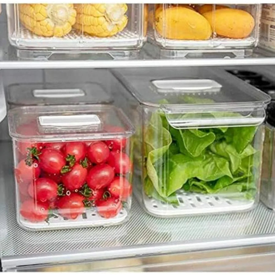 Fridge Produce Saver Food Storage Bin Containers