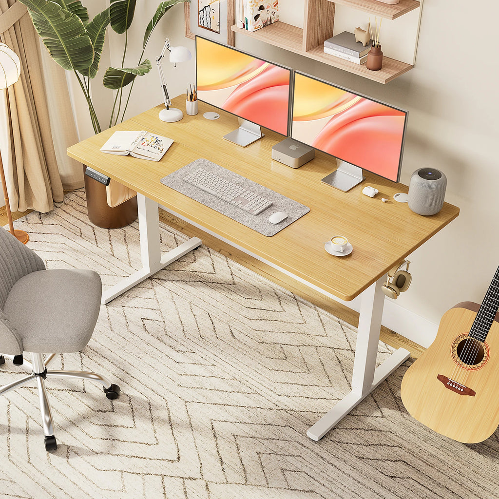 JHK Electric Standing Desk - Height Adjustable Ergonomic Computer Desk for Home Office