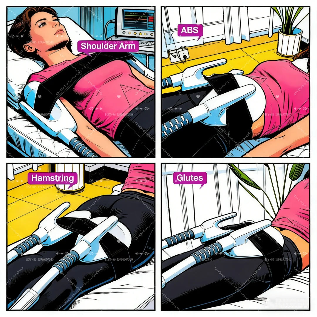 RF Electric Muscle Fat Removal Machine - Professional Body Sculpting & Slimming Tool