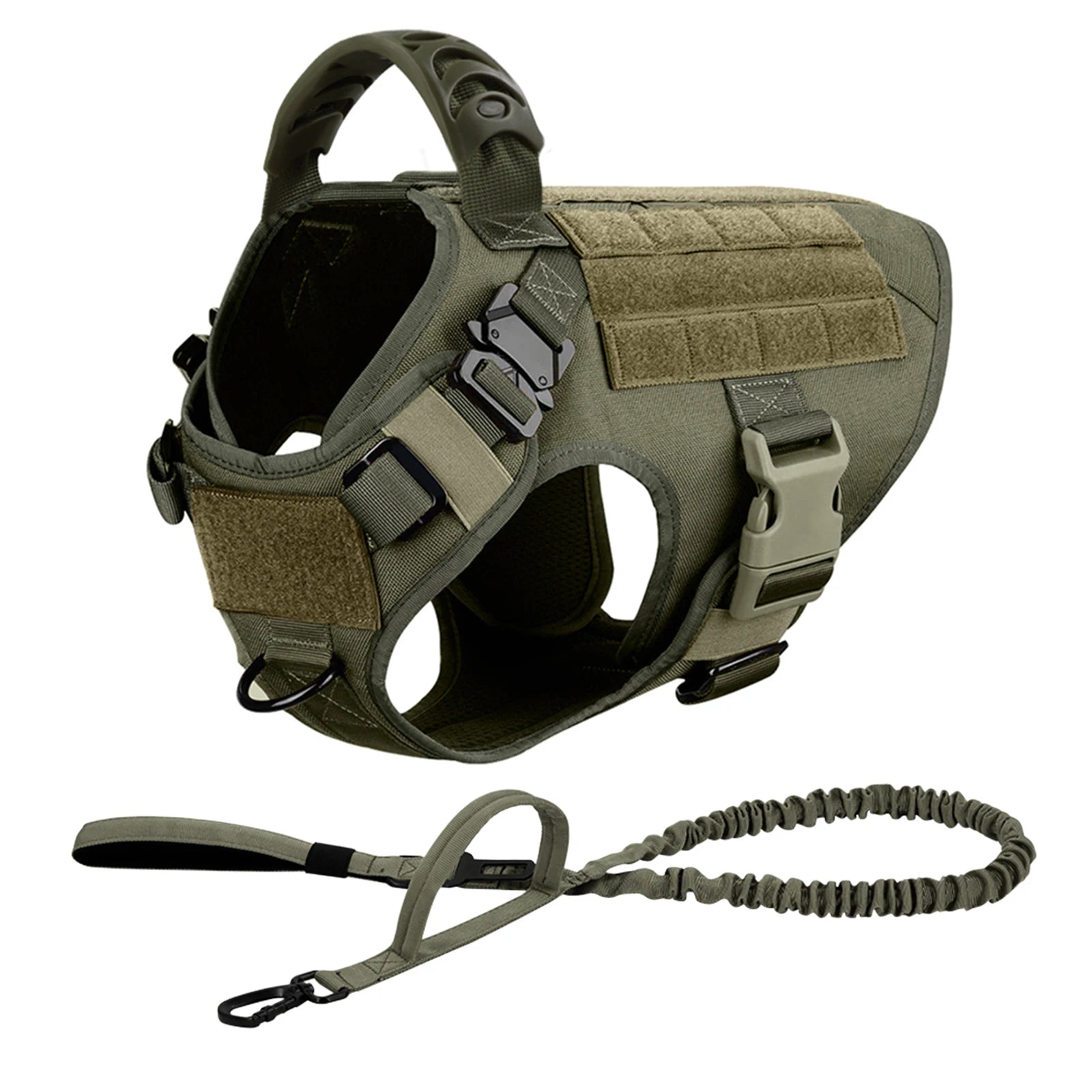 PETRAVEL Tactical Dog Harness & Leash Set | Military-Grade No-Pull Vest for Training, Walking & Hunting | S–XL