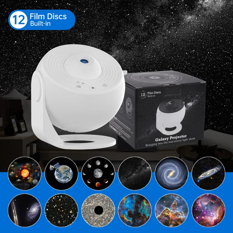 Galaxy Night Light Projector - Starry Sky Planetarium Projector for Adults & Kids