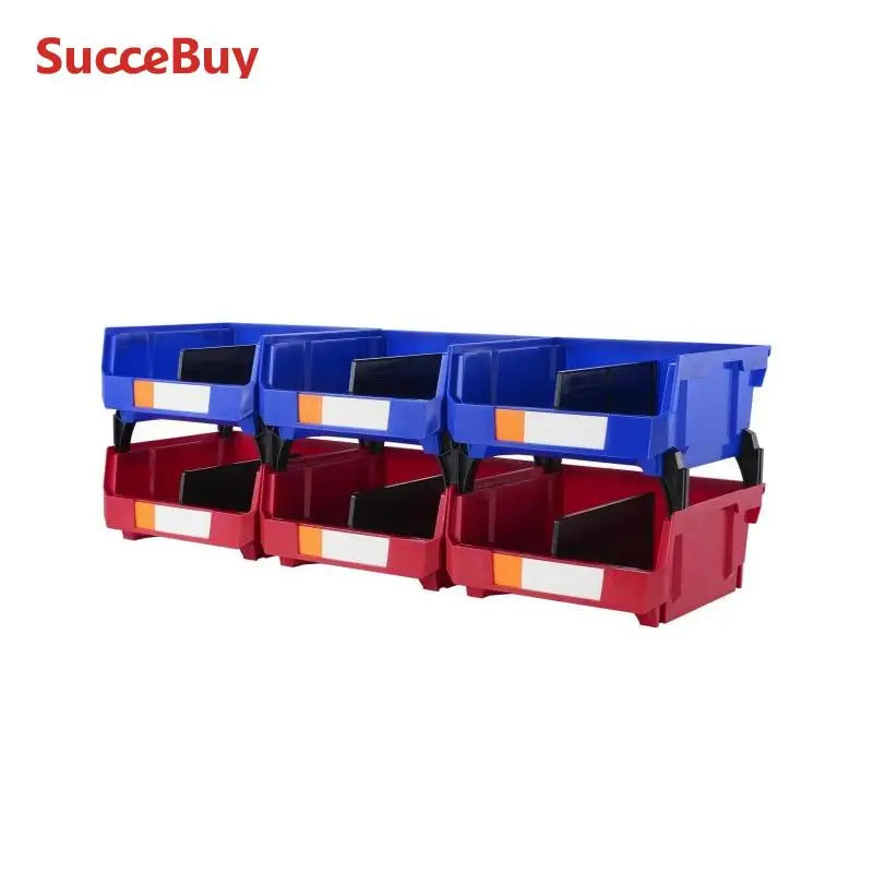 SucceBuy 6/12/24pcs Garage Storage Bin