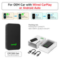 CarlinKit Wireless CarPlay & Android Auto Adapter | 5.0 / 4.0 | Plug & Play, Auto-Connect