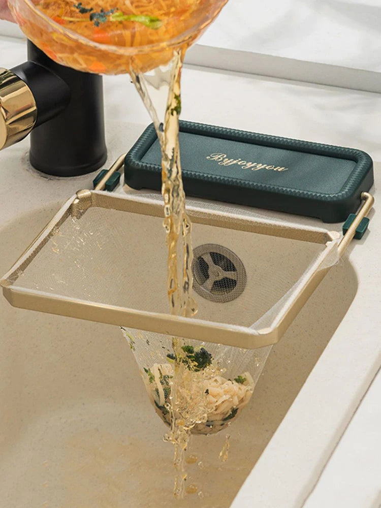 Fine Mesh Sink Strainer - Anti-Clogging Stainless Steel Kitchen Drain Filter for Food Residue