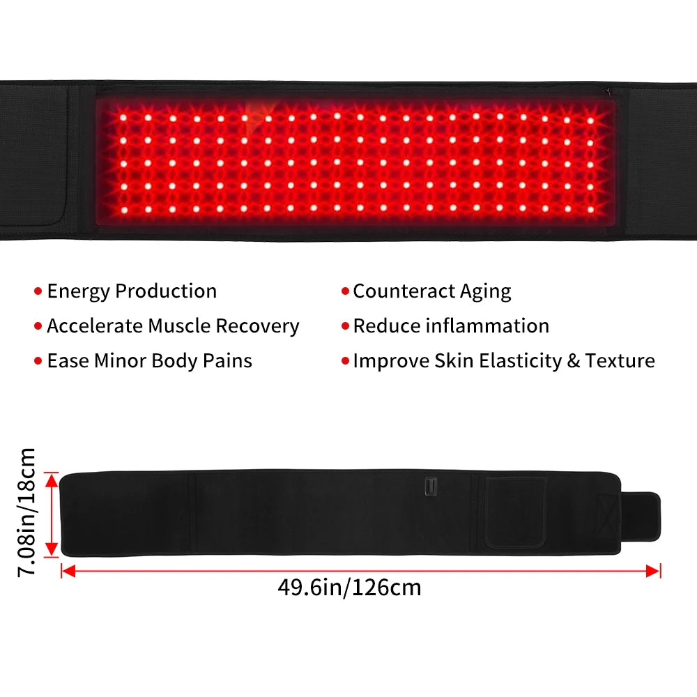 Red Light Therapy Belt , Relaxing Muscle, Inflammation, Improve Circulation