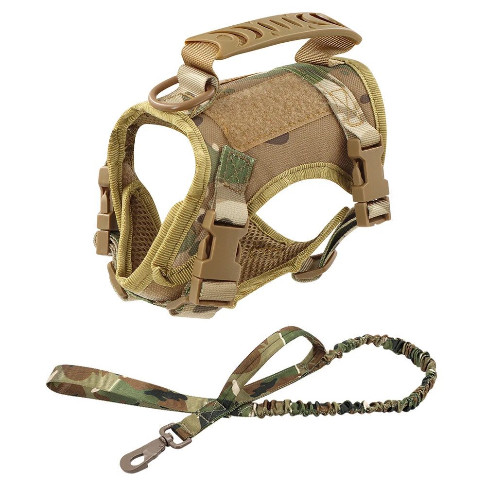 LISM Tactical Cat Harness | Escape-Proof Vest with Air Cushion Support & Control Handle | Adjustable for Cats & Small Dogs