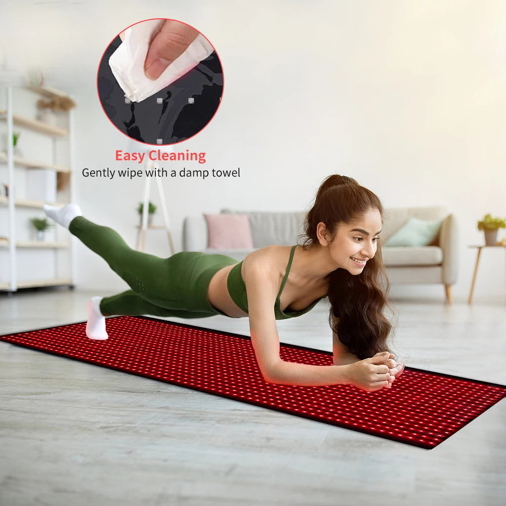 Full Body Red Light Therapy Mat - LED Light Relief Pad for Muscle Recovery & Inflammation