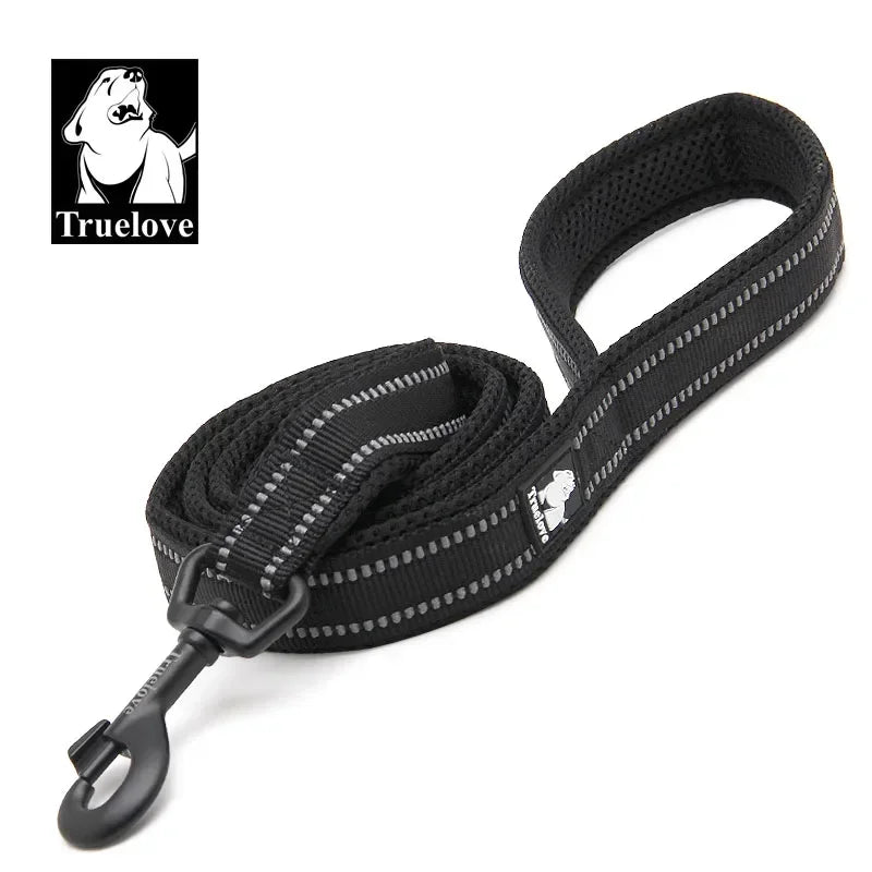 Truelove Soft Pet Leash Reflective Nylon Mesh Padded Puppy Large Dog or Cat Walking Training