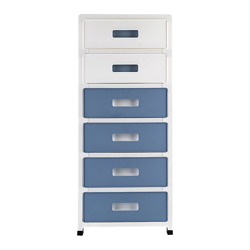 6-Tier Storage Drawer Cabinet - Large Capacity Home Office & Bedroom Organizer
