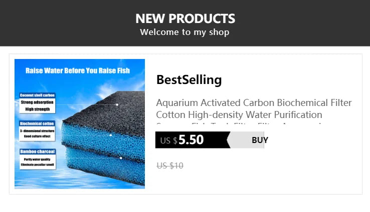 Aquarium Bio Sponge Filter Media | Cut-to-Fit Foam Pads for Fish Tanks & Koi Ponds | 15/25/35/50 PPI