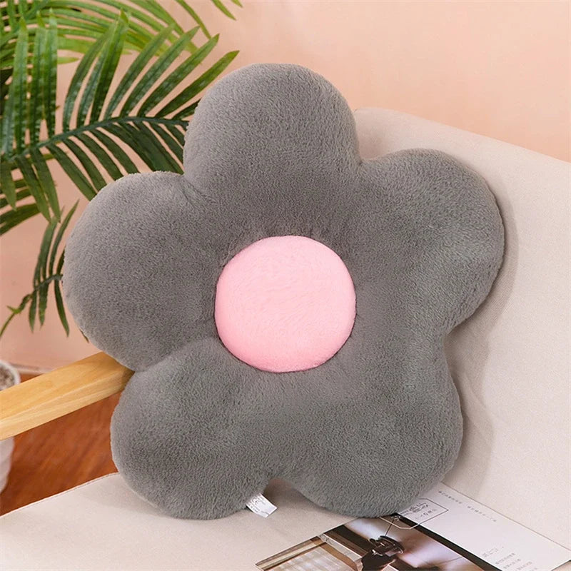 12/35cm Stuffed Five Petal Flower Cushion