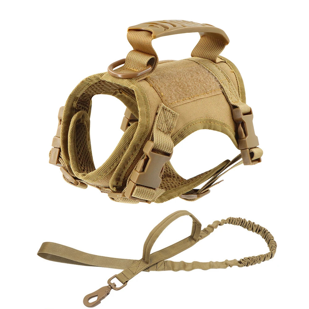 LISM Tactical Cat Harness | Escape-Proof Vest with Air Cushion Support & Control Handle | Adjustable for Cats & Small Dogs