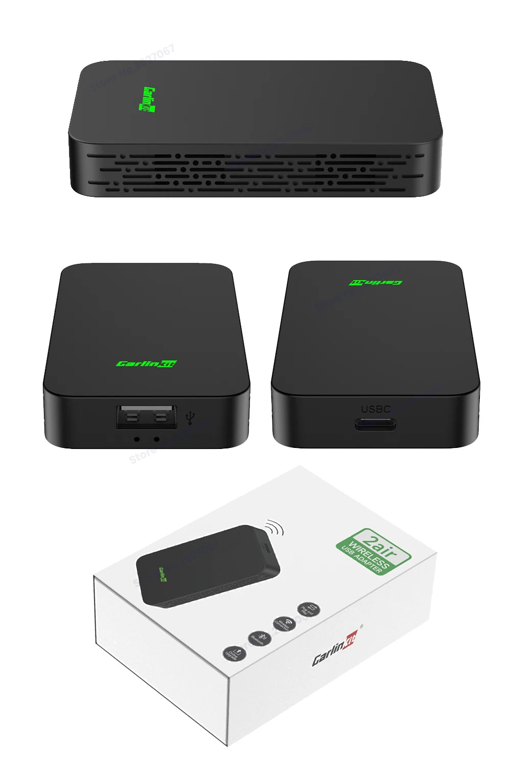 CarlinKit Wireless CarPlay & Android Auto Adapter | 5.0 / 4.0 | Plug & Play, Auto-Connect