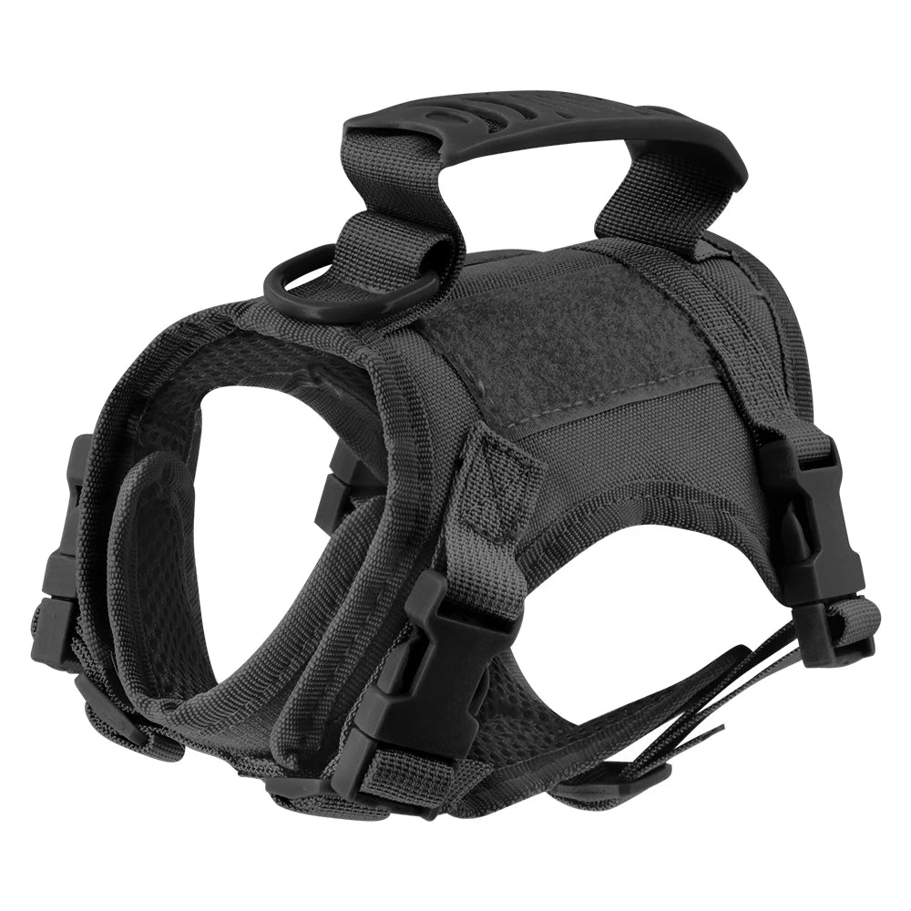 LISM Tactical Cat Harness | Escape-Proof Vest with Air Cushion Support & Control Handle | Adjustable for Cats & Small Dogs