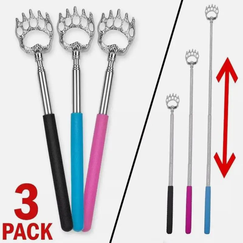 3PCS Back Scratcher Telescopic Bear Claw