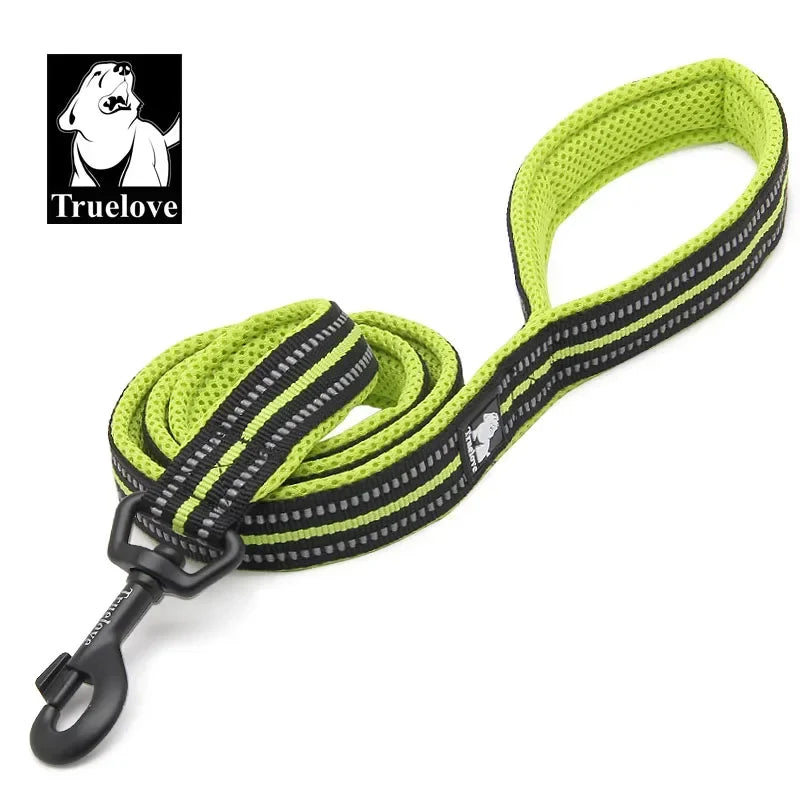 Truelove Soft Pet Leash Reflective Nylon Mesh Padded Puppy Large Dog or Cat Walking Training