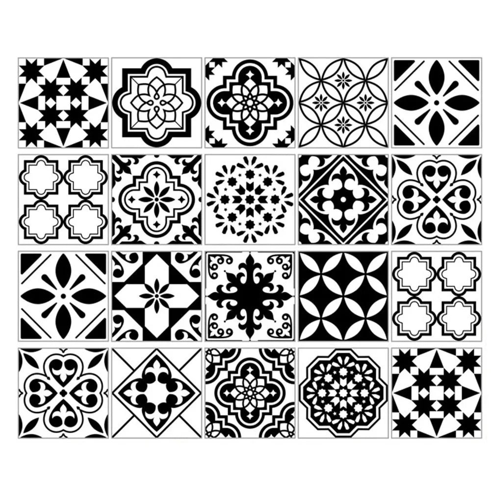 Nordic Waterproof PVC Self-adhesive Tiles Stickers