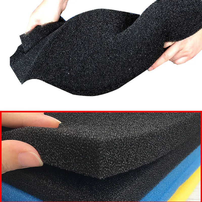 Aquarium Bio Sponge Filter Media | Cut-to-Fit Foam Pads for Fish Tanks & Koi Ponds | 15/25/35/50 PPI