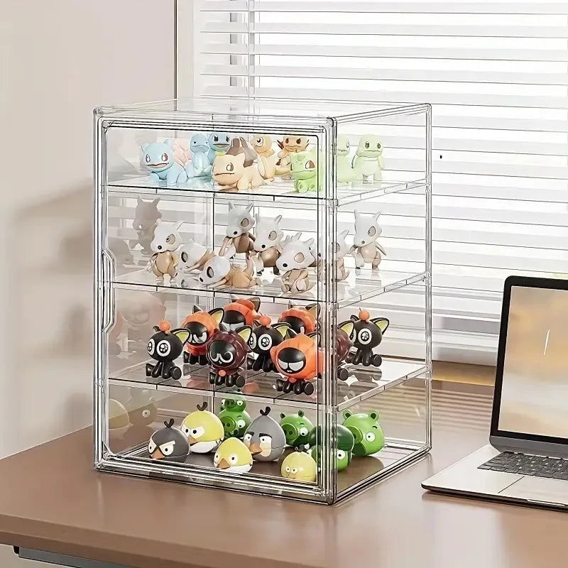 Transparent Display Box - Acrylic Storage Case for Collectibles & Action Figures