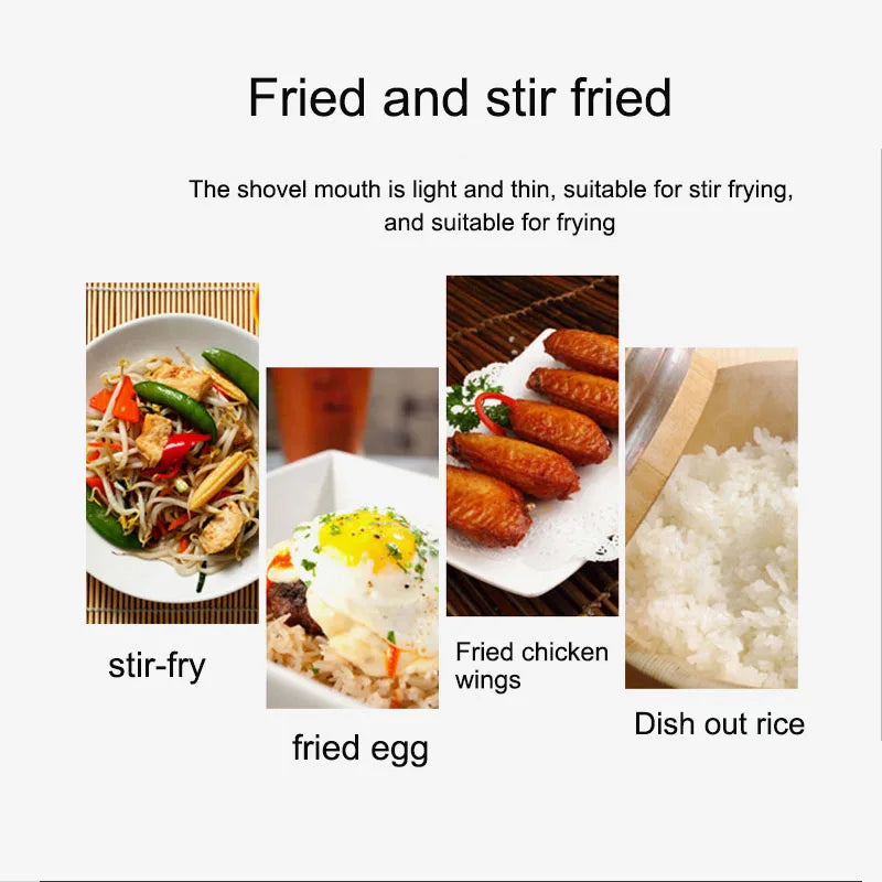 Natural Bamboo Spatula Set - Eco Friendly Wooden