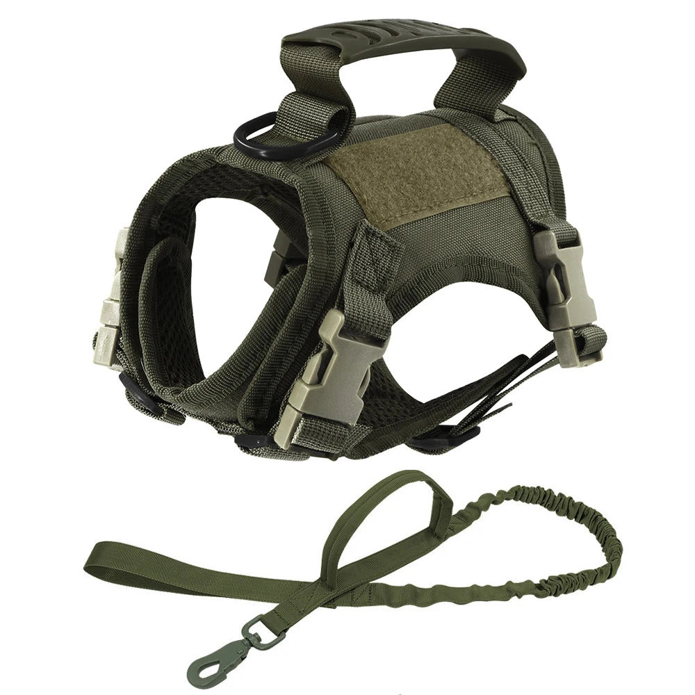 LISM Tactical Cat Harness | Escape-Proof Vest with Air Cushion Support & Control Handle | Adjustable for Cats & Small Dogs
