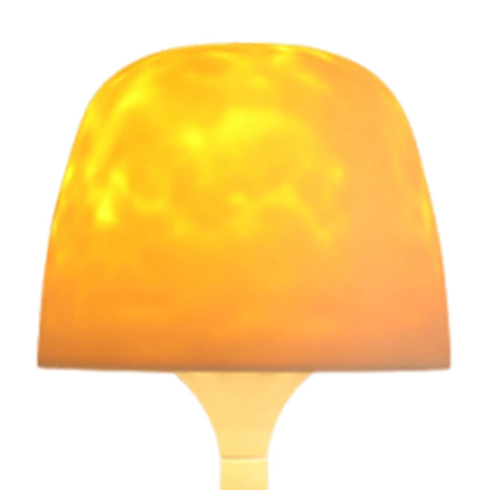 Remote Control Water Ripple Lamp - Dynamic Ocean Wave Night Light for Relaxation