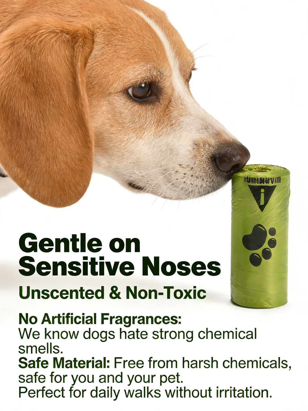 Eco-Friendly Dog Waste Bags | Extra Thick, Leak-Proof & Unscented | EPI Biodegradable Poop Bags for Dog Walking
