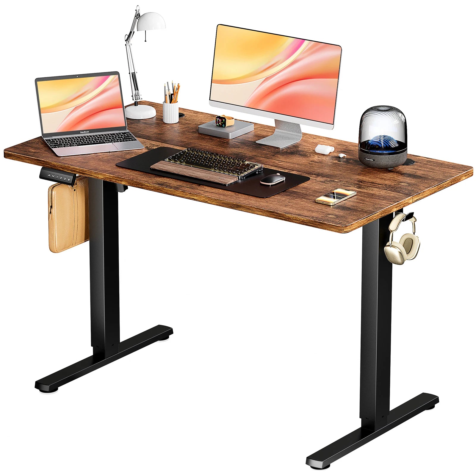 JHK Electric Standing Desk - Height Adjustable Ergonomic Computer Desk for Home Office