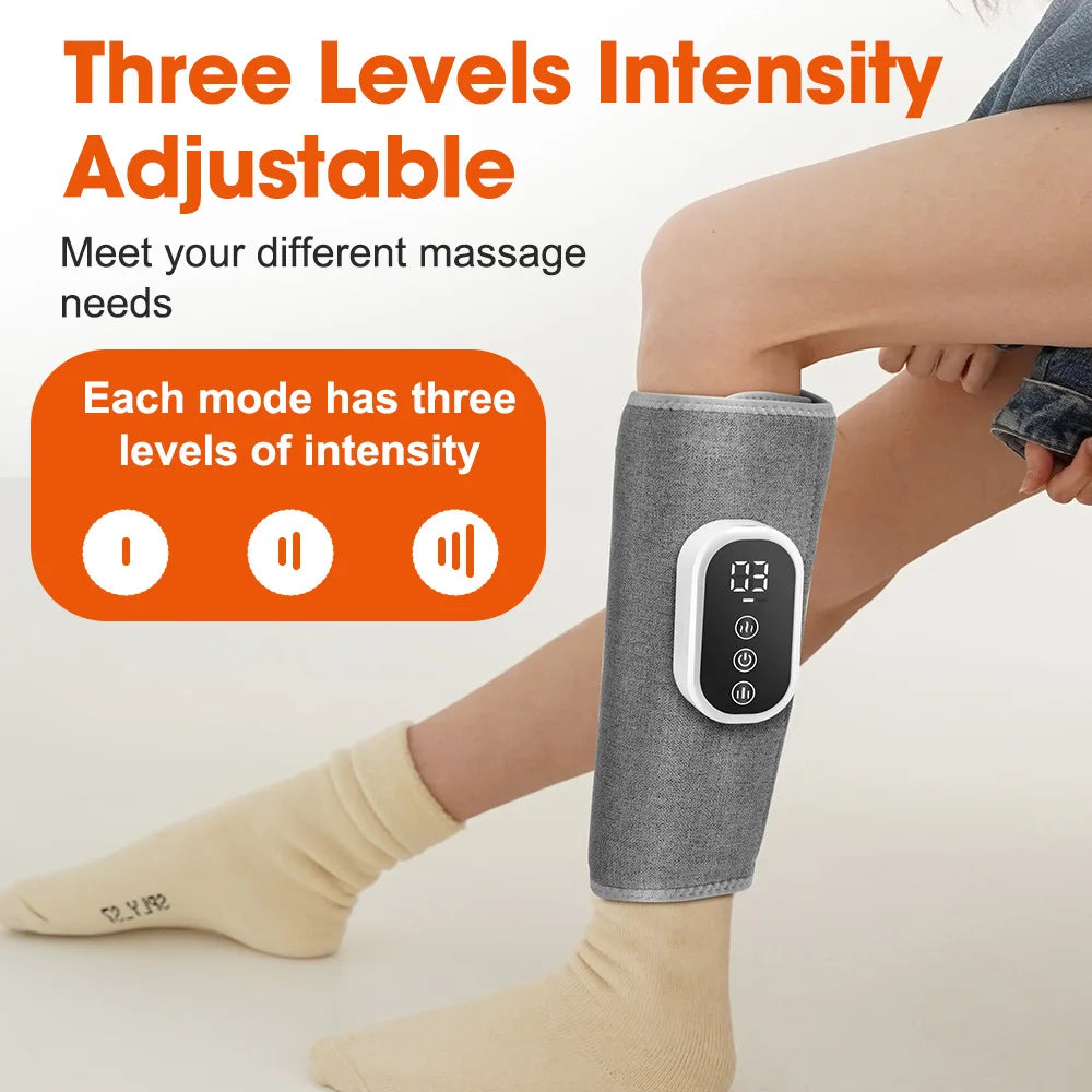 360° Air Pressure Heating Calf Massager Wireless Leg Massage