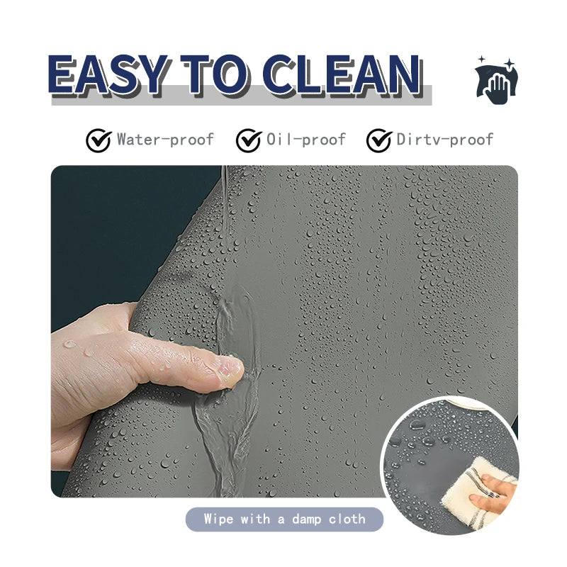 Extra Large Silicone Table Mat (60x120cm) - Eco-Friendly Heat-Resistant Waterproof Countertop Protector