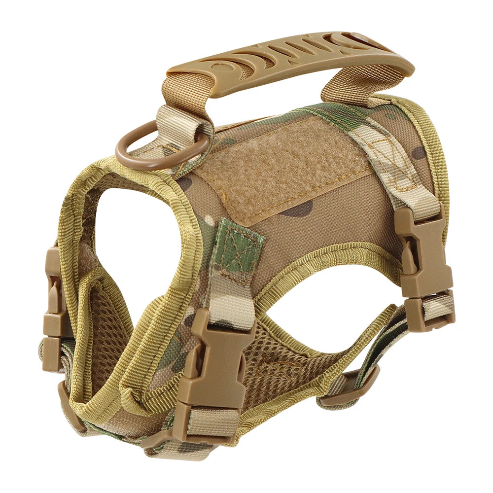 LISM Tactical Cat Harness | Escape-Proof Vest with Air Cushion Support & Control Handle | Adjustable for Cats & Small Dogs