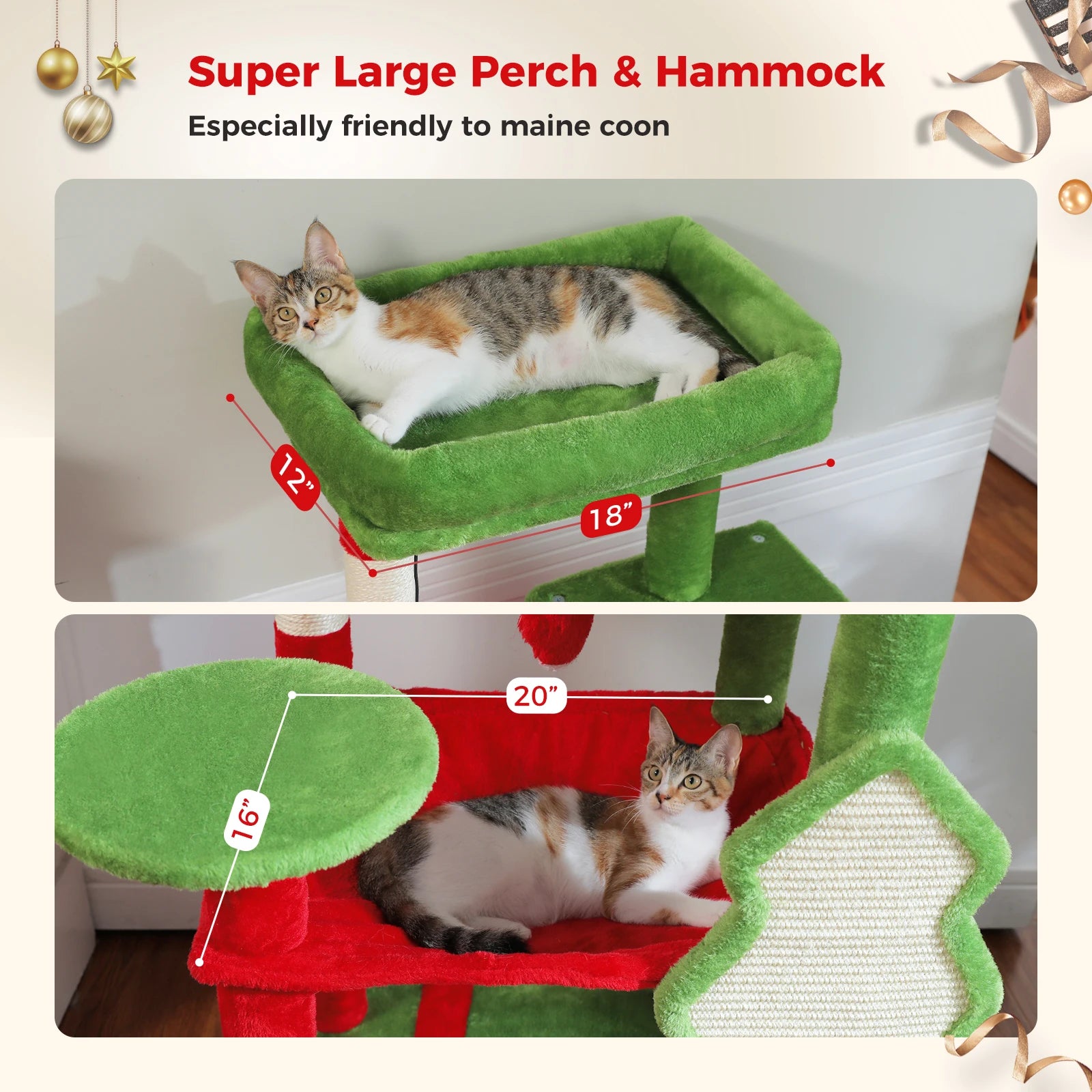 PAWZ Road 5-Level Cat Tree Tower | Large Hammock, Sisal Scratching Posts & Cozy Condo for Indoor Cats