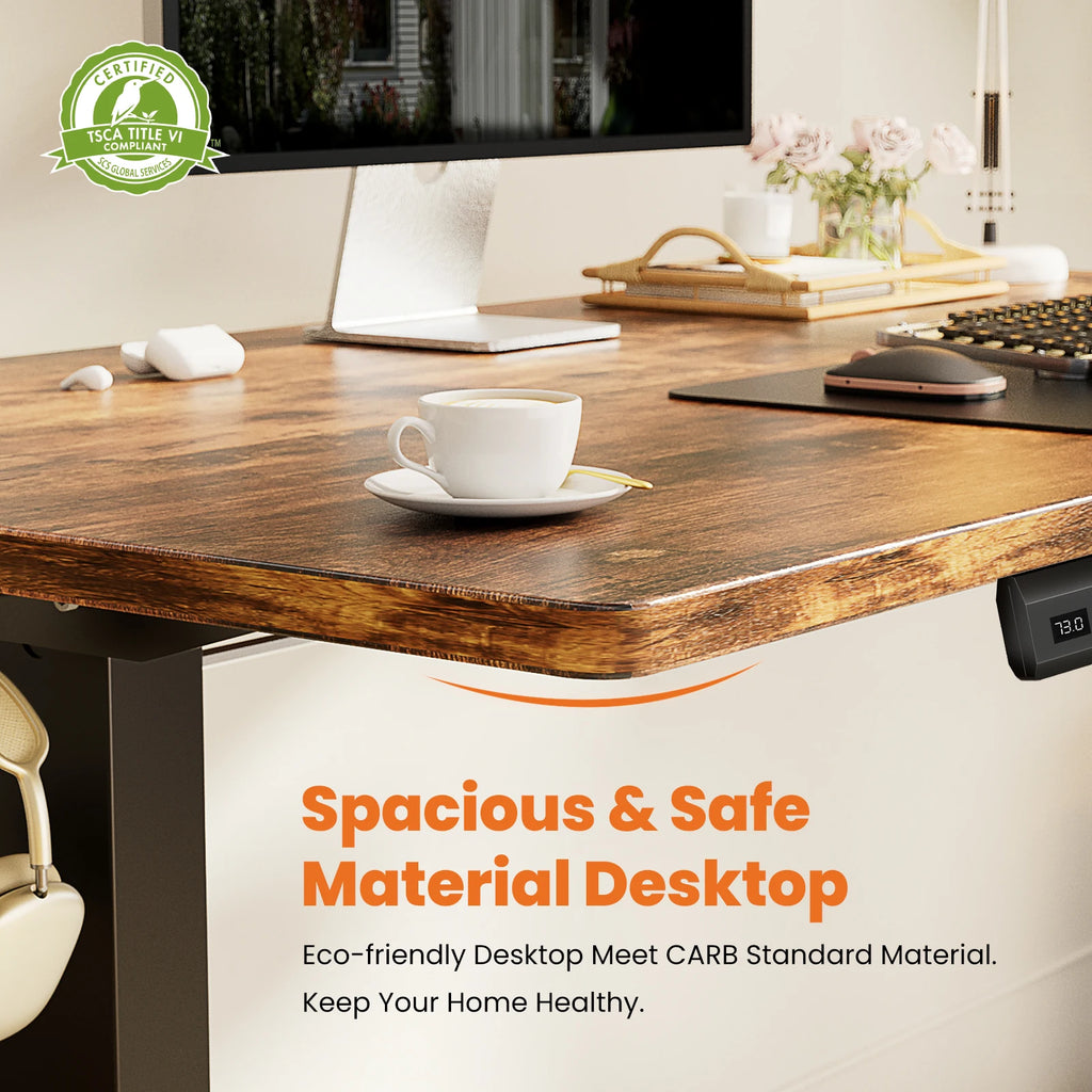 JHK Electric Standing Desk - Height Adjustable Ergonomic Computer Desk for Home Office