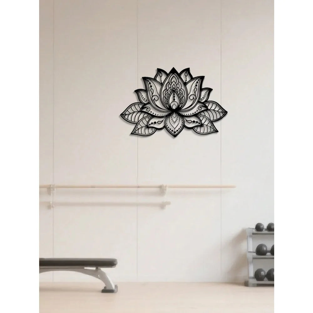Black Mandala Metal Wall Art,Home/Bedroom/Office Decor