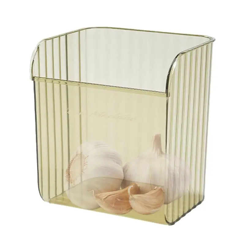 Stackable Refrigerator Organizer Bins - Clear Freezer Storage Containers for Fruit & Veggies