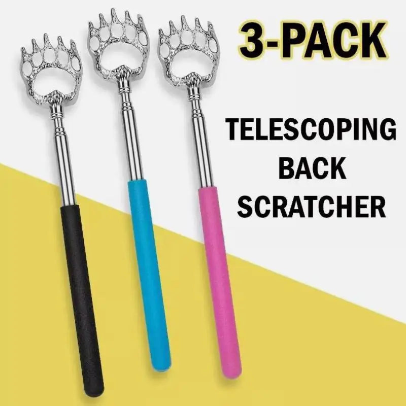 3PCS Back Scratcher Telescopic Bear Claw