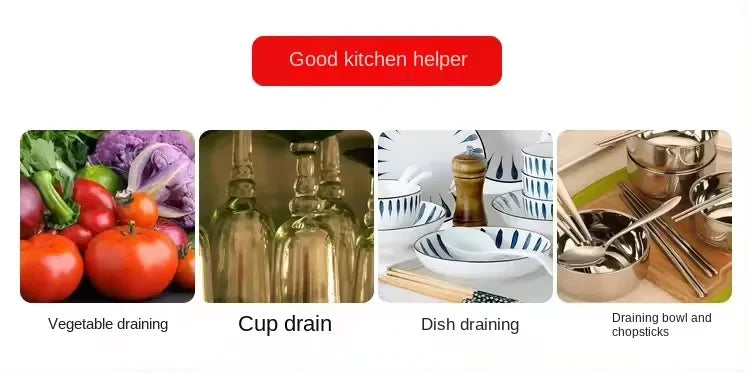 Silicone Dish Drying Mat with Drain Lip - Eco-Friendly Heat-Resistant Non-Slip Countertop Protector