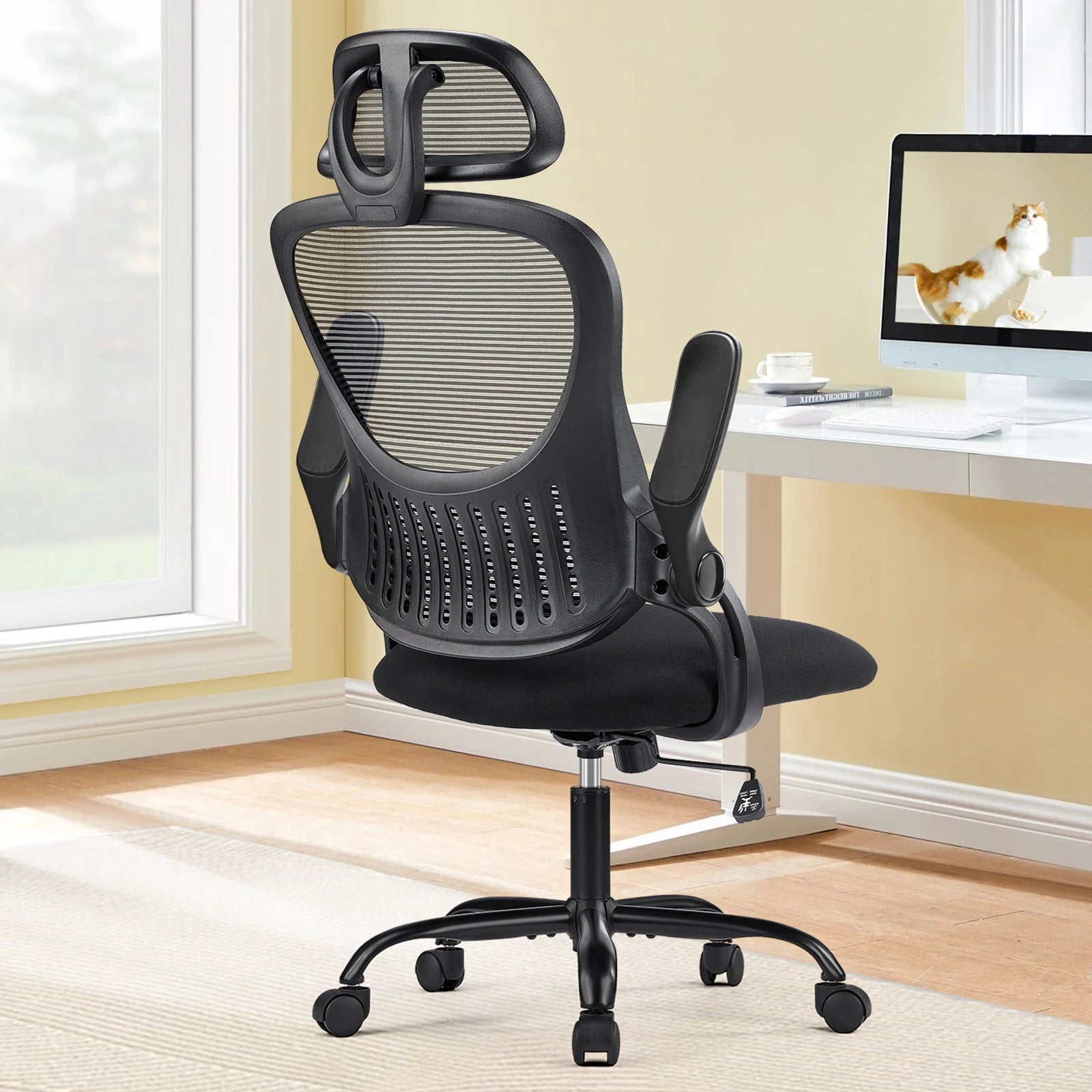 JHK Mesh Ergonomic Office Computer Desk