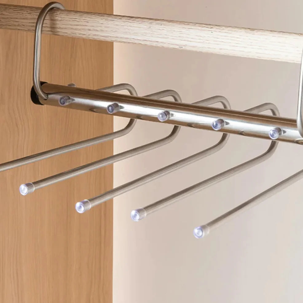 Magic Folding Pants Hangers - 5-in-1 Space-Saving Multi-Layer Clothes Hanger