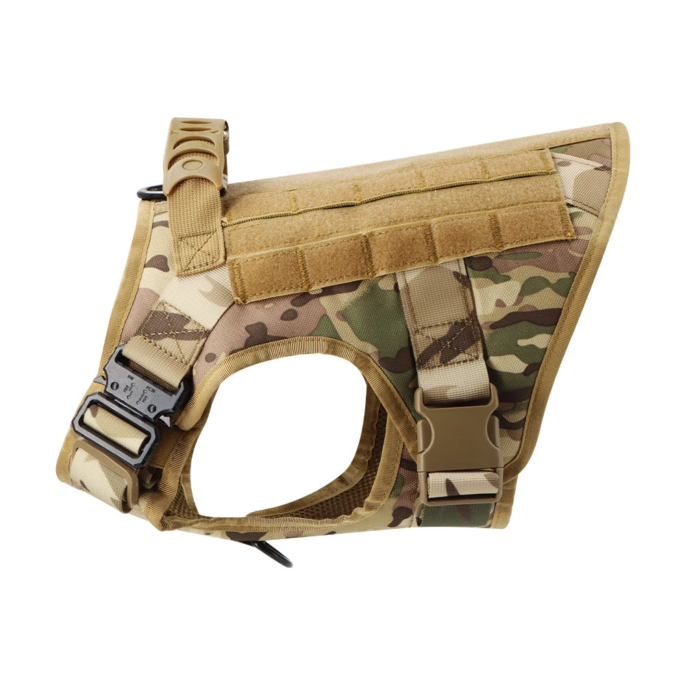 PETRAVEL Tactical Dog Harness & Leash Set | Military-Grade No-Pull Vest for Training, Walking & Hunting | S–XL