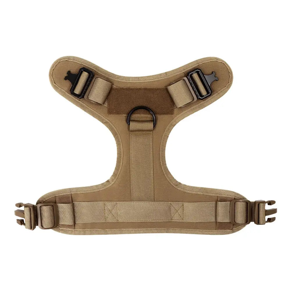 PETRAVEL Tactical Dog Harness & Leash Set | 1050D Nylon Vest | Quick-Release, MOLLE System | S–XL for Medium & Large Dogs