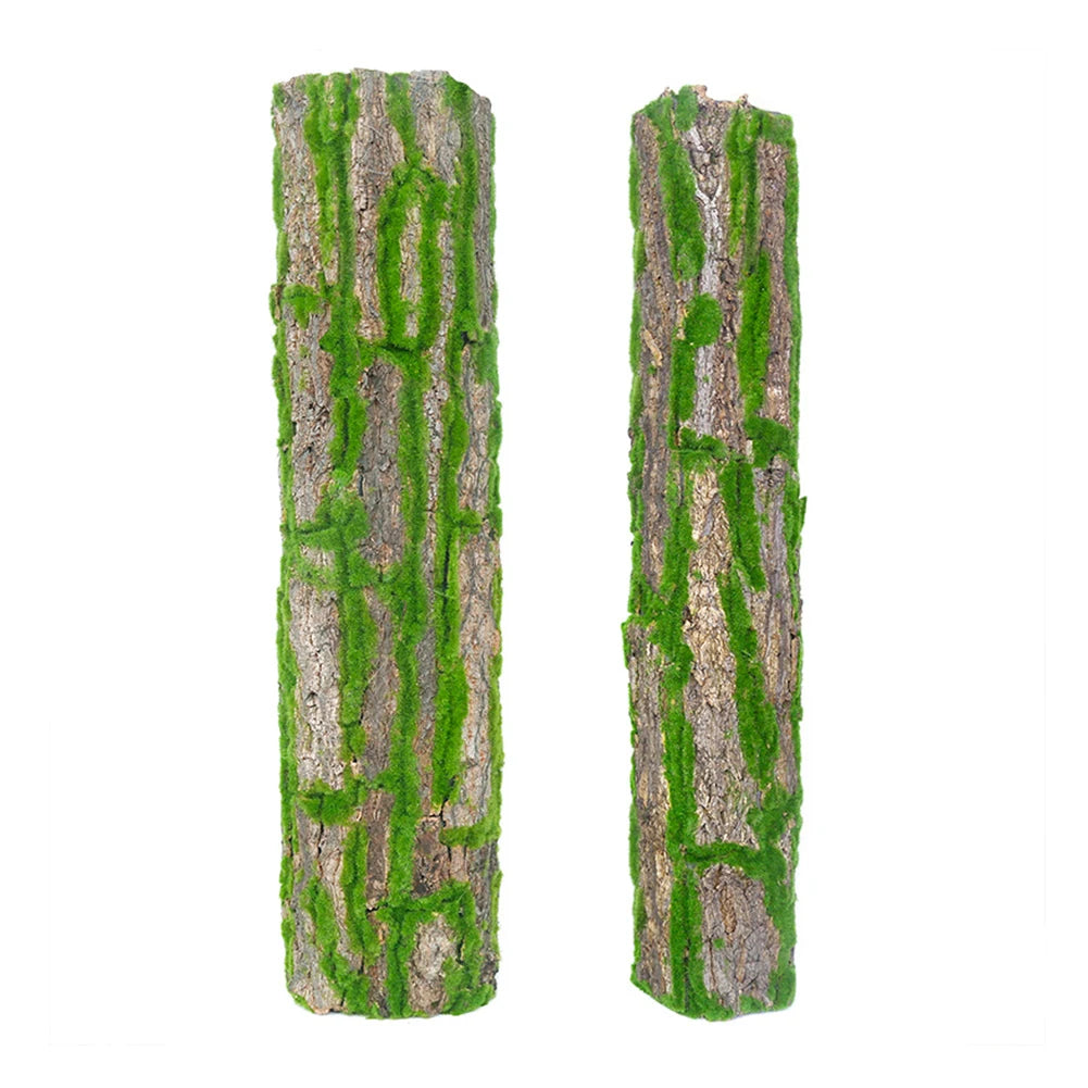 Simulation Plant Tree Bark Wall Decoration Balcony