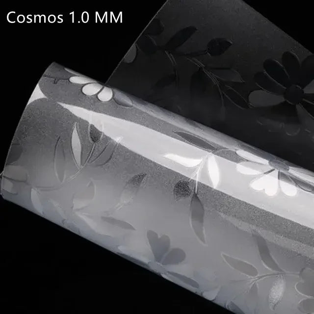 Clear Vinyl Tablecloth Protector (Waterproof & Heat-Resistant) - Reusable PVC Table Mat for Dining & Kitchen